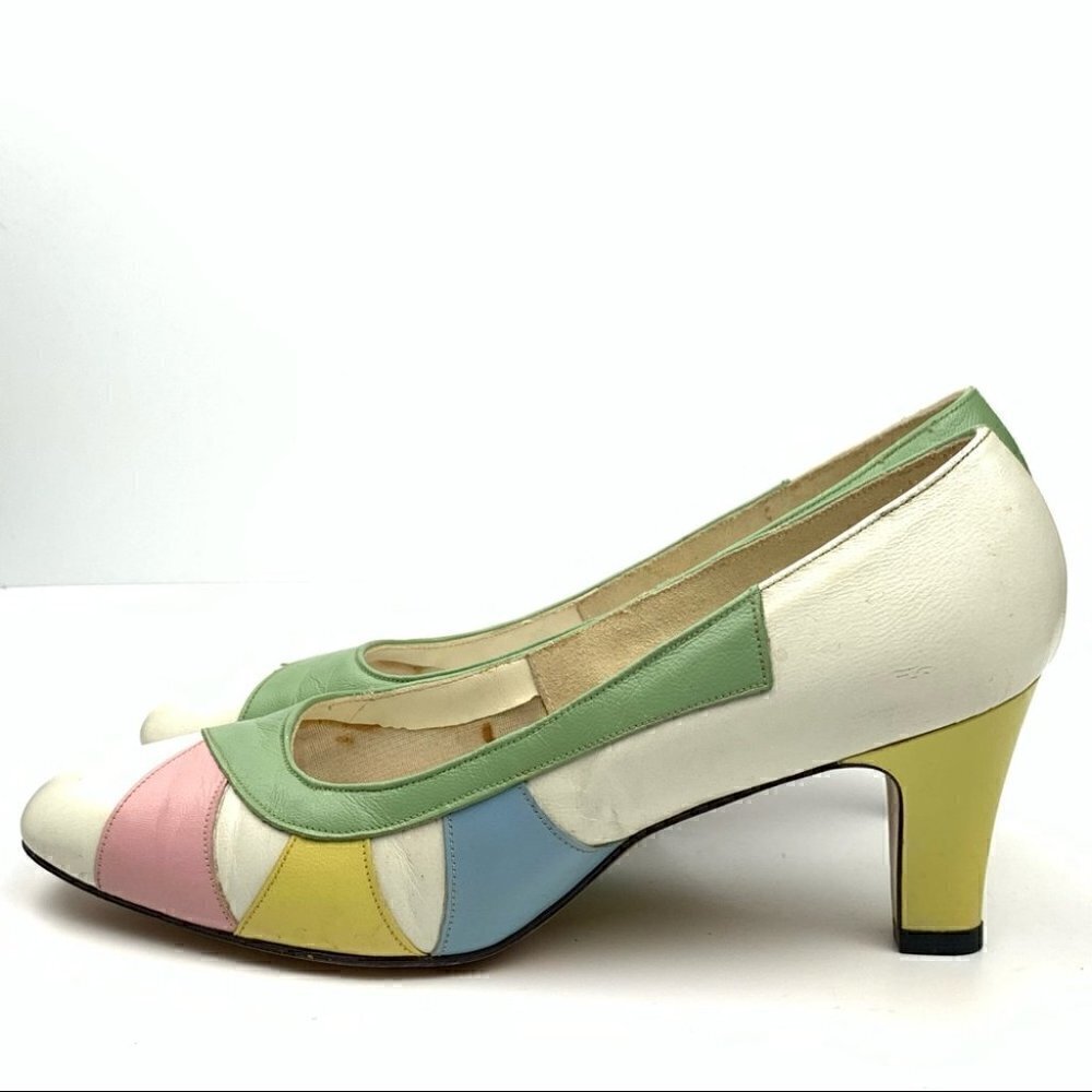 Vitality designer collection 8 multicolored leather vintage Union made 50s 60s - Picture 4 of 14